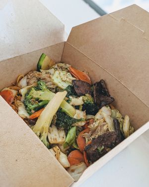 Chow Mein at Loving Hut in Garden Grove