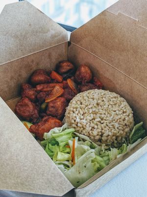 Tangy Orange at Loving Hut in Garden Grove