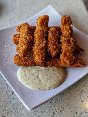 Tenders at Loving Hut in Garden Grove