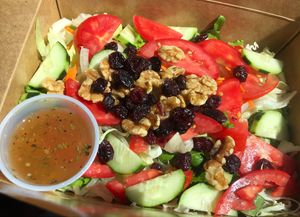 Loving Green Salad at Loving Hut in Garden Grove