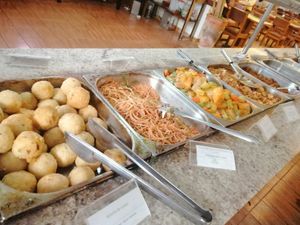 Hot dishes at Bardana Equilibrio Natural in Rio De Janeiro