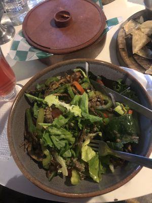Delicious Lentil salad  at Calabacitas Tiernas Bistro in Zapopan