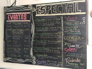Especiales del Día - Daily Specials  at Calabacitas Tiernas Bistro in Zapopan