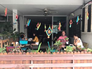 Terraza - Terrace at Calabacitas Tiernas Bistro in Zapopan