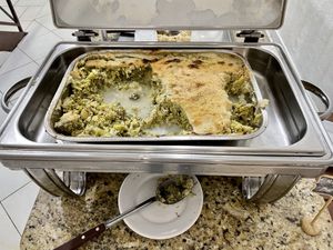 Broccoli with cream at Reino Vegetal in Rio De Janeiro