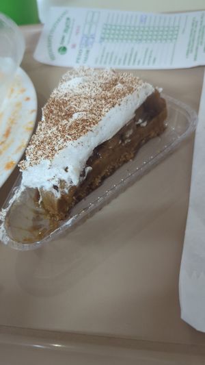 Baunoffe de banana at Reino Vegetal in Rio De Janeiro