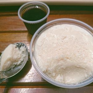 Creme de coco, café é de graça at Reino Vegetal in Rio De Janeiro