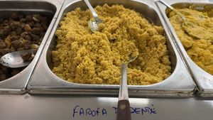 Farofa de dendê  at Reino Vegetal in Rio De Janeiro