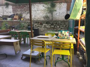 Back garden area at Ek Bic Ye Ic in Istanbul