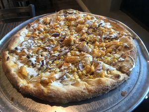 Vegan Buffalo Cauliflower pizza   at Gourmet Pizza Company in Tampa