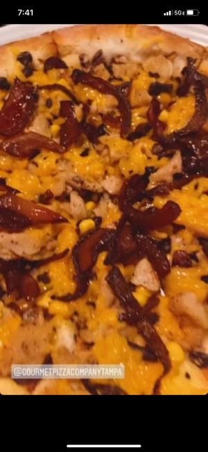 What the pizza should look like at Gourmet Pizza Company in Tampa