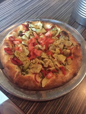 Pesto Vegan Pizza at Gourmet Pizza Company in Tampa