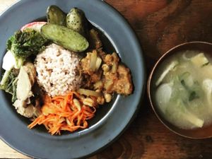 Daily buddha bowl at Mise LMA in Tokyo