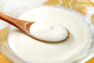 This is HIRYU's homemade vegan soy yogurt.
I recommend to have this vegan yogurt with frozen banana and fresh lemon juice (and blueberry)!
You can order vegan yogurt drink as well. at Hiryu in Kashiwa