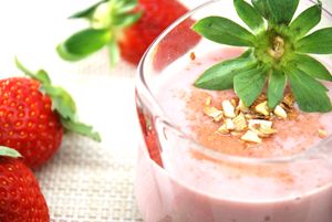 fresh strawberry/soy milk drink.
This drink menu is for a limited time only. at Hiryu in Kashiwa