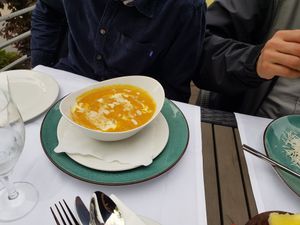 Gemüsebällchen mit Käse gefüllt at Little India in Koenigstein