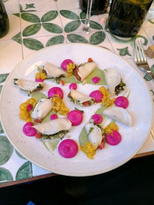 pumpkin ravioli  at Solo Crudo - Prati in Rome