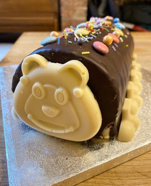   at Gorgosaurus Vegan Bakery in Manchester