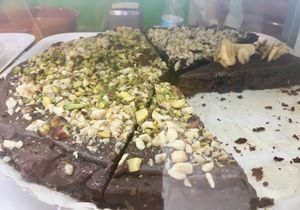 Chocolate nut brownies at Delicias y Namaste in Fuerteventura