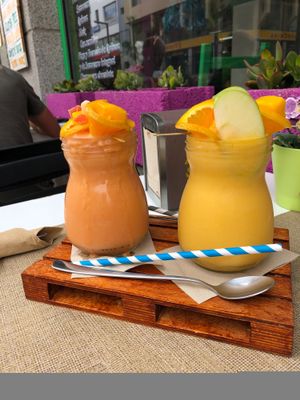 Best smoothies ever at Delicias y Namaste in Fuerteventura