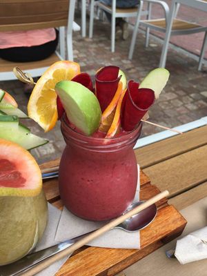 Succo rosso at Delicias y Namaste in Fuerteventura