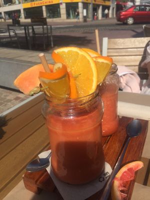 Smoothies at Delicias y Namaste in Fuerteventura