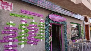 Smoothies, choose... at Delicias y Namaste in Fuerteventura