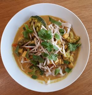 Laska noodle soup at Bujna in Katowice