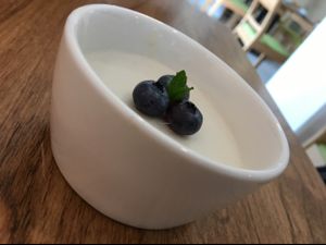 lemon pudding  at Ru if Vegan in Shanghai