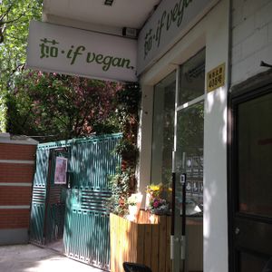 Beautiful little corner find! at Ru if Vegan in Shanghai