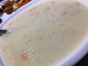 藜麦小米地瓜粥 pumkin porridge at Ru if Vegan in Shanghai