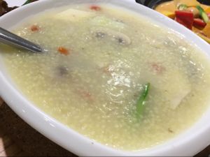 藜麦小米鲜蔬粥 vegetable millet porridge at Ru if Vegan in Shanghai