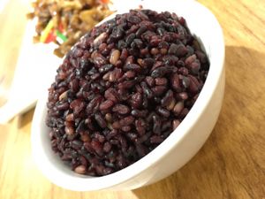 Multi grain rice 杂粮米饭 at Ru if Vegan in Shanghai