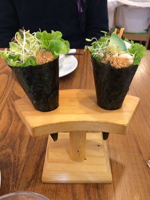 NORI WRAPS! Scrumptious. at Ru if Vegan in Shanghai