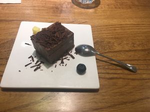 Chocolate cake at Ru if Vegan in Shanghai