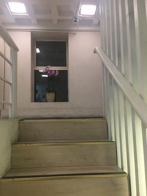 Staircase to the restaurant - 3rd floor at Ru if Vegan in Shanghai