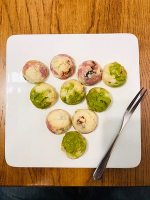 Cookies with nuts and fruits - a recent addition to the menu! at Ru if Vegan in Shanghai