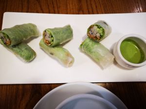 Springrolls at Ru if Vegan in Shanghai