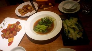 Delicious dinner at Ru if Vegan in Shanghai