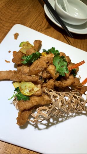 Soy fried sticks at Ru if Vegan in Shanghai