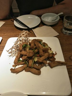 Cumin spiced tvp at Ru if Vegan in Shanghai