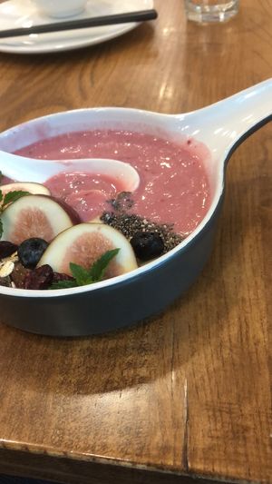 Açaí Bowl but it’s called vegan yogurt bowl at Ru if Vegan in Shanghai