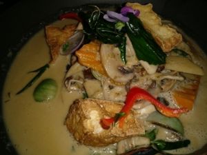 green curry at Holy Basil Thai in Croydon