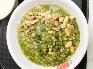 thunder tea rice  at Fortune Tree Vegetarian in Northeast Singapore