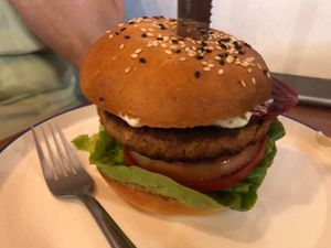 Just Beef on GF bun at Soul Burger in Glebe