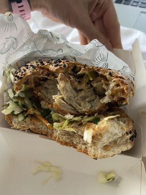 Fried chicken sando!  at Soul Burger in Glebe