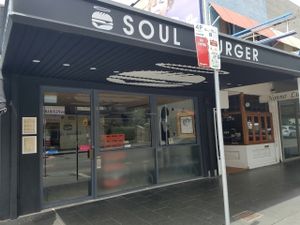 outside at Soul Burger in Glebe