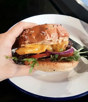 BBQ beef brisket burger at Soul Burger in Glebe