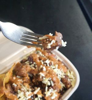 PB lamb chunk - close-up at Soul Burger in Glebe