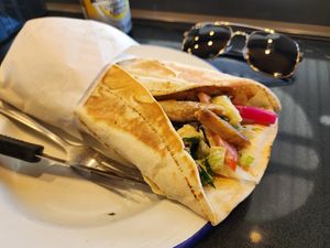 Zaynab chicken kebab at Soul Burger in Glebe